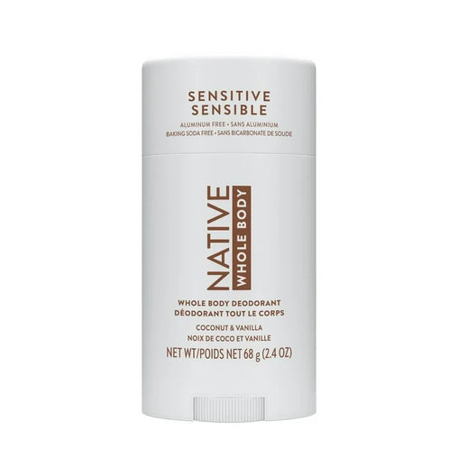 Native Sensitive Coconut & Vanilla Whole Body Deodorant, 68 g