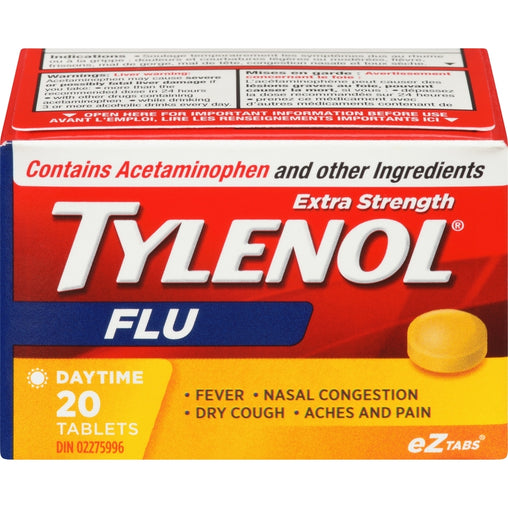 Tylenol Flu Extra Strength – 20 Tablets