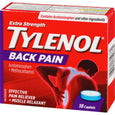 Tylenol Extra Strength Back Pain Relief and Muscle Relaxant - 18 Caplets product use and application information