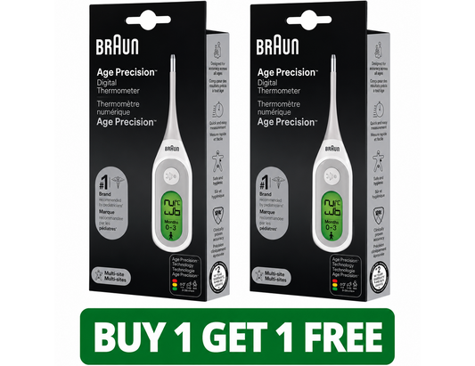 Braun Age Precision Digital Thermometer – 1 Count (2-Pack, Total: 2 Count)
