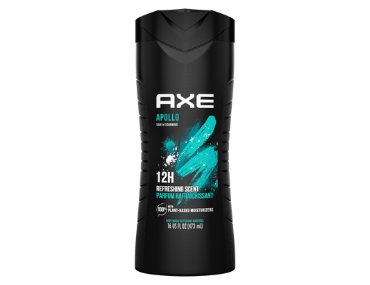 AXE Apollo Body Wash, Sage & Cedarwood Scent, 473 mL
