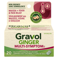 Gravol Ginger Multi-Symptom Tablets, 20 ct