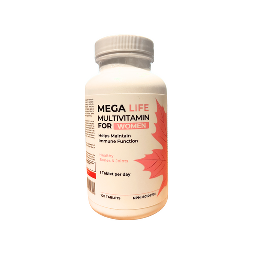 Mega Life Multivitamin For Women Tablets, 100 Count