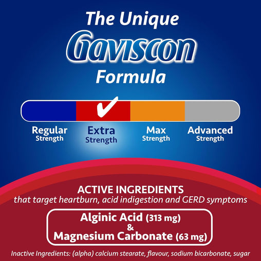 Gaviscon Extra Strength  - 60 Tablets