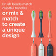 Philips One by Sonicare Brush Heads - Miami Coral (2-Pack, BH1022/01)