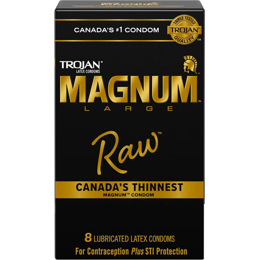 Trojan Magnum Raw Condoms - 8 Count