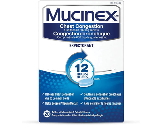 Mucinex Chest Congestion 600 mg