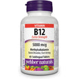 Webber Naturals Vitamin B12 5000 mcg -  60 Tablets