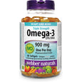 Webber Naturals Triple Strength Omega-3 900mg – 80 Clear Enteric Softgels