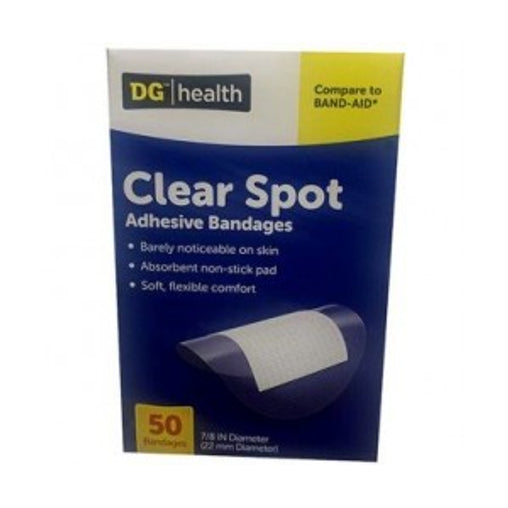 DG Health Clear Spot Adhesive Bandages, 50 ct