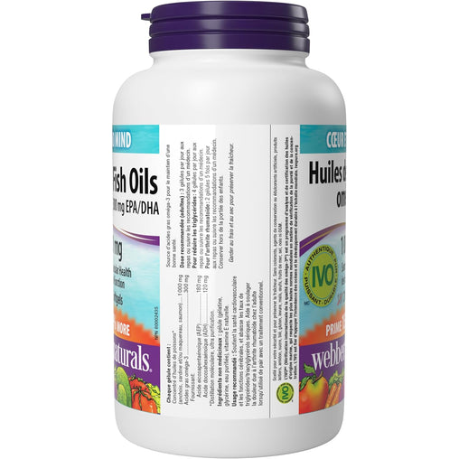 Webber Naturals Omega-3 Fish Oil 1000 mg – 210 Softgels