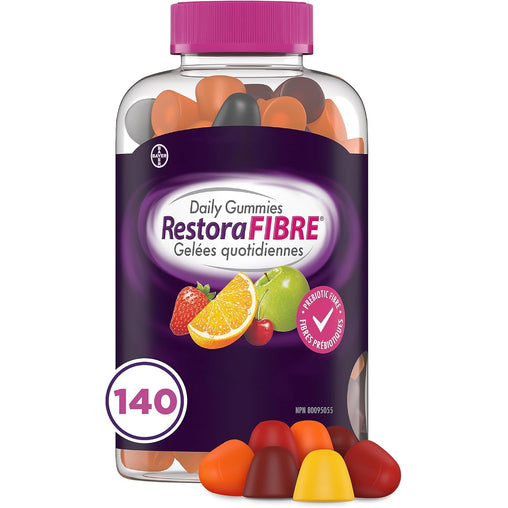 RestoraLAX RestoraFIBRE Daily Prebiotic Fibre Gummies, 140 ct
