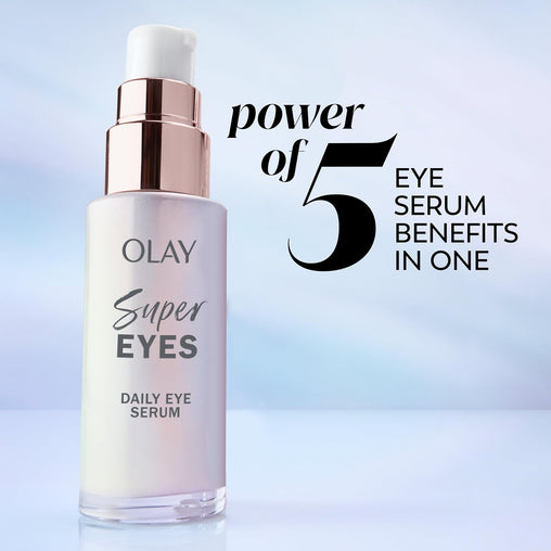 Olay Super Eye Daily Serum 5-in-1 with Vitamin C & Niacinamide - 13.5 mL