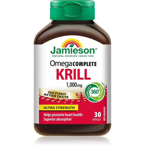 Jamieson Omega Complete Super Krill Ultra Strength 1000 mg, 30 Capsules