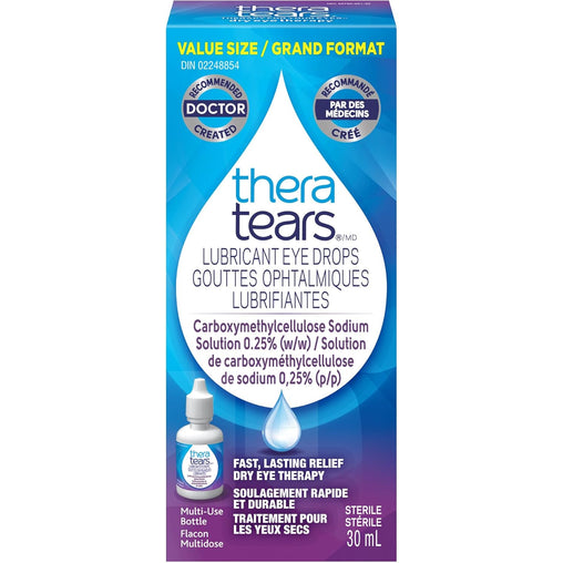 Thera Tears Lubricating Eye Drops for Dry Eyes, 30 mL