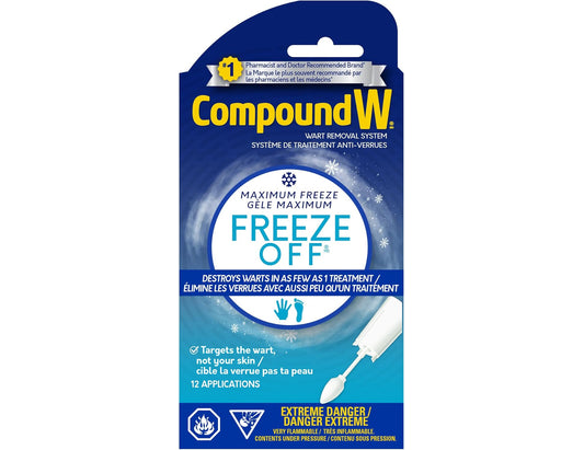 Compound W Freeze Off, Maximum Strength Wart Remover System - 12 Count