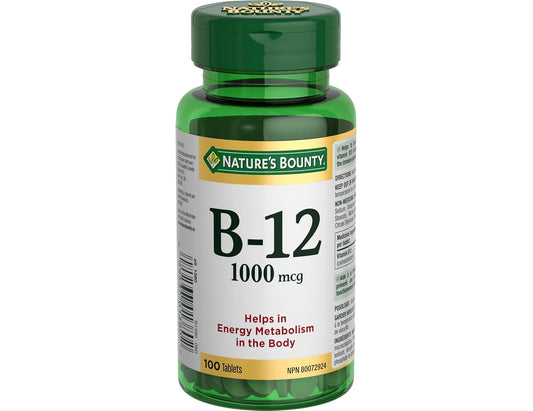Nature's Bounty Vitamin B-12 1000 mcg, 150 Tablets