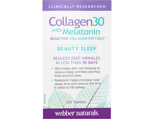 Webber Naturals Collagen30 with Melatonin - 120 tablets