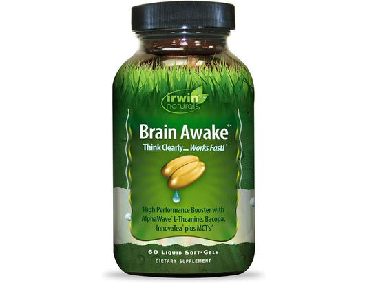 Irwin Naturals Brian Awake, 60 Liquid Softgels