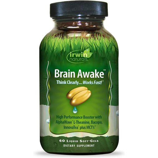 Irwin Naturals Brian Awake, 60 Liquid Softgels