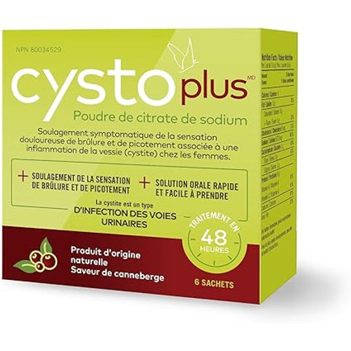 Cystoplus Sodium Citrate Powder, 6 Sachets