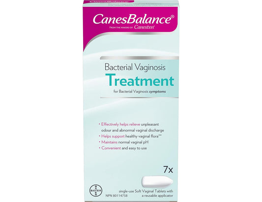 CanesBalance Bacterial Vaginosis Treatment, 7 Soft Vaginal Tablets