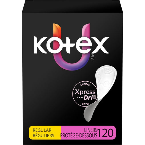 Kotex Daily Panty Liners Regular Length – 120 Pack