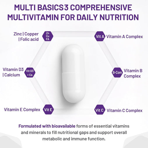 AOR Multi Basics 3 - 180 Capsules