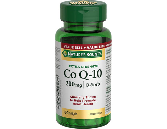 Nature's Bounty Co Q-10 200mg Extra Strength Softgels – 60 Count