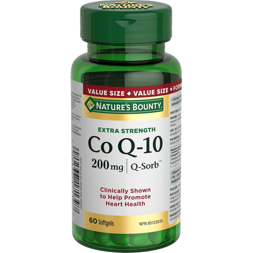 Nature's Bounty Co Q-10 200mg Extra Strength Softgels – 60 Count