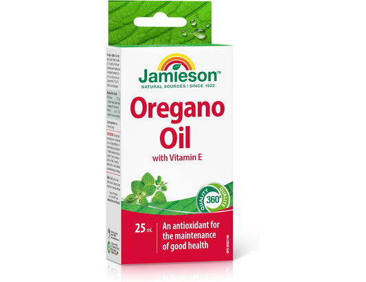 Jamieson Oregano Oil with Vitamin E, 25 mL