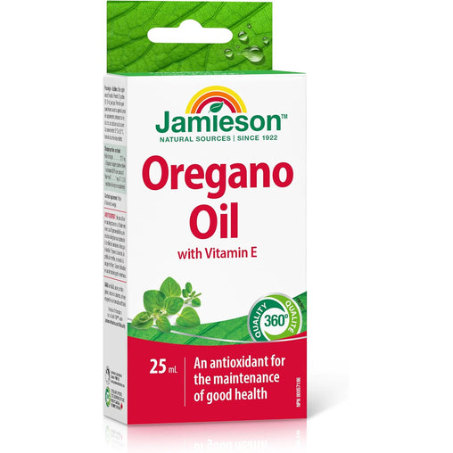 Jamieson Oregano Oil with Vitamin E, 25 mL