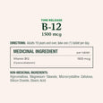 Nature`s Bounty Vitamin B12, Time Release, 1500 mcg - 80 Tablets
