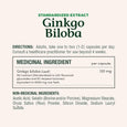 Nature's Bounty Ginkgo Biloba 120 mg, 180 Capsules
