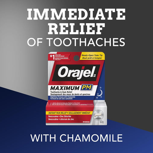 Orajel Maximum PM Toothache Relief Paste – 5.3g