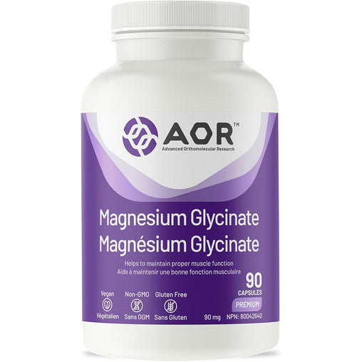 AOR Magnesium Glycinate Supplement, 90 ct