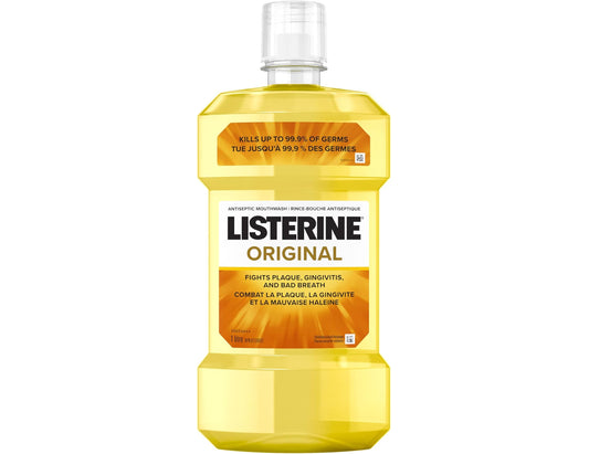 Listerine Original Antiseptic Mouthwash - 1 L