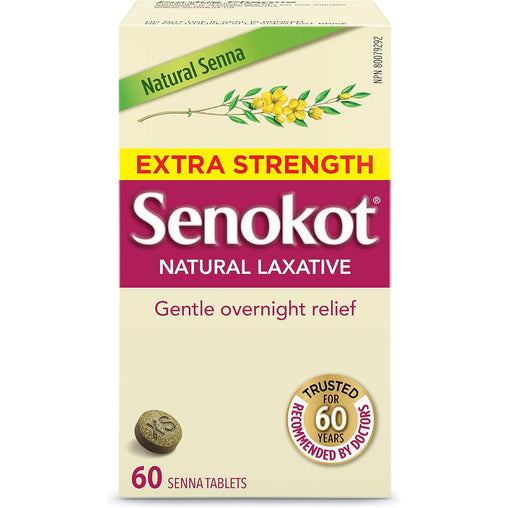 Senokot Extra Strength Natural Laxative, 60 ct