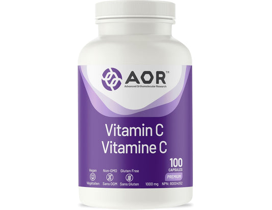 AOR Vitamin C 1000mg Capsules - 100 Count