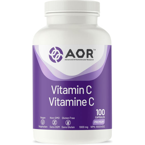 AOR Vitamin C 1000mg Capsules - 100 Count