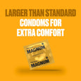 Trojan Magnum Original Large Size Lubricated Condoms – 36 Pack