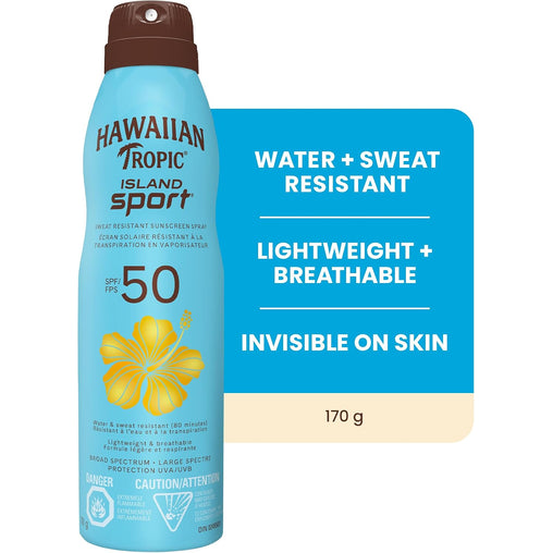 Hawaiian Tropic Island Sport Sunscreen Spray SPF 50  – 170g