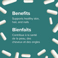 Webber Naturals Extra Strength Biotin 10,000 mcg - 120 Vegetarian Capsules