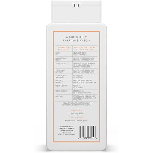 Native Sweet Peach & Nectar Body Wash - 532 mL