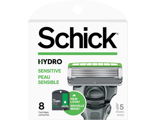 Schick Hydro Skin Comfort Sensitive 5 Blade Razor Refills - 8 Count