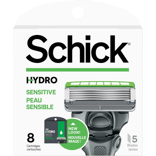 Schick Hydro Skin Comfort Sensitive 5 Blade Razor Refills - 8 Count