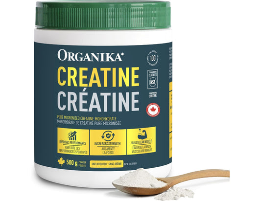 Organika Creatine Micronized Monohydrate Powder – 500 g