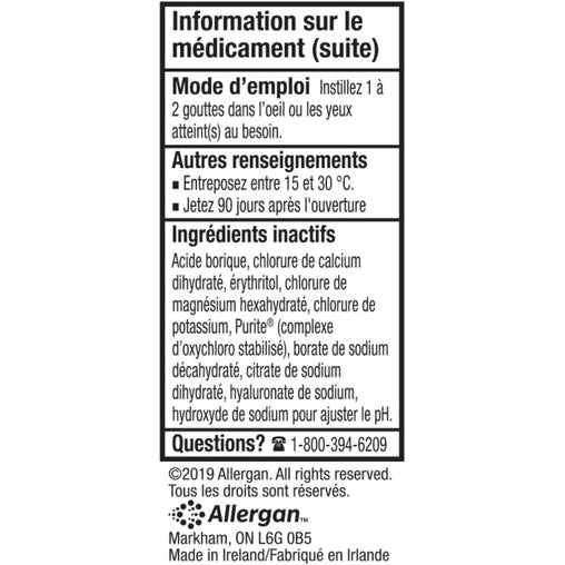 Refresh Optive Fusion Lubricant Eye Drops 10 mL, 2 ct