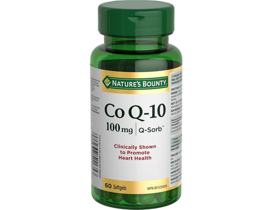 Nature's Bounty Co Q-10 100 mg, 60 Softgels