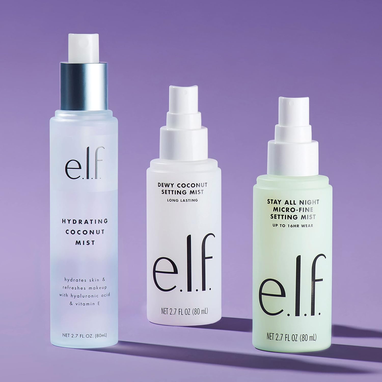 e.l.f. Dewy Coconut Setting Mist, Makeup Setting Spray, 80 mL